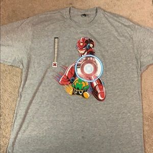 Mega Man / Iron Man Mashup T Shirt XXL
